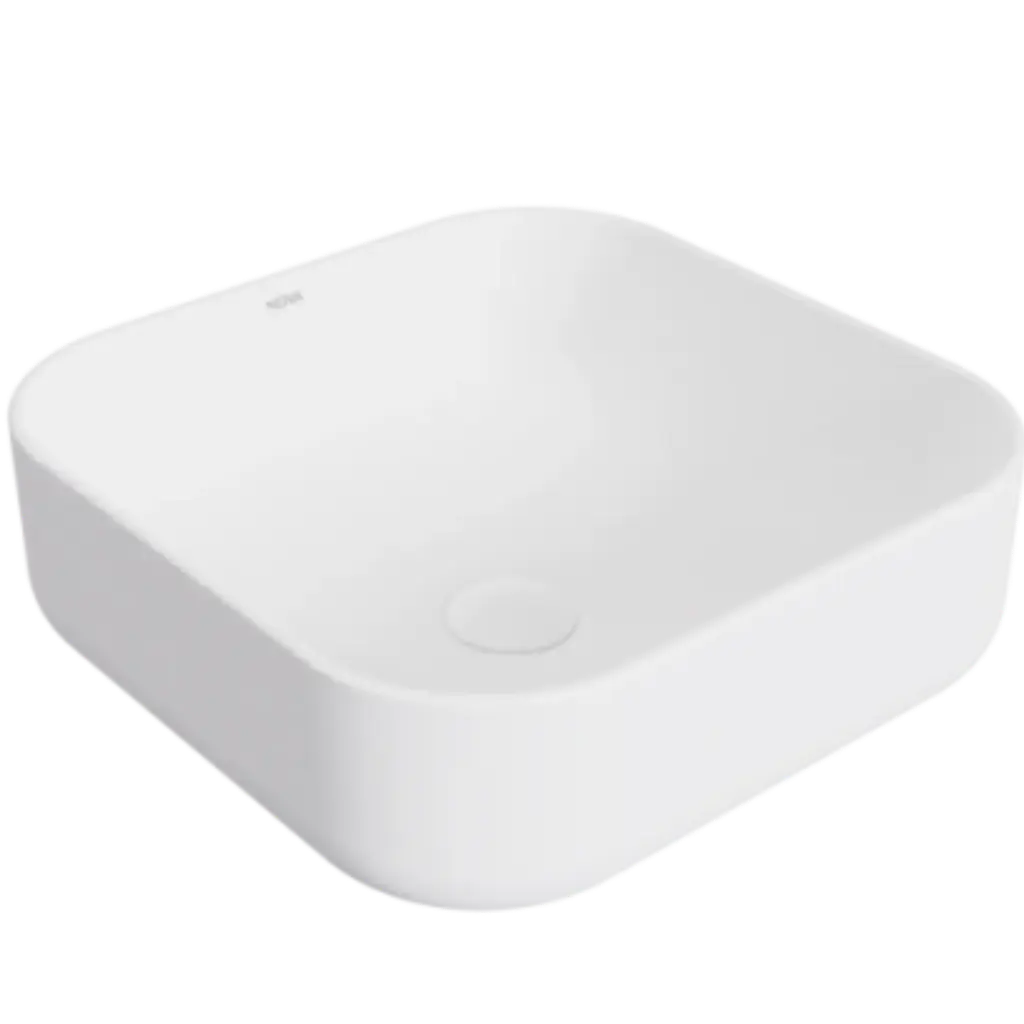 [NVLAV7785] LAVAMANOS ART SQUARE FINECRAFT 39CM BLANCO MATE NOVA