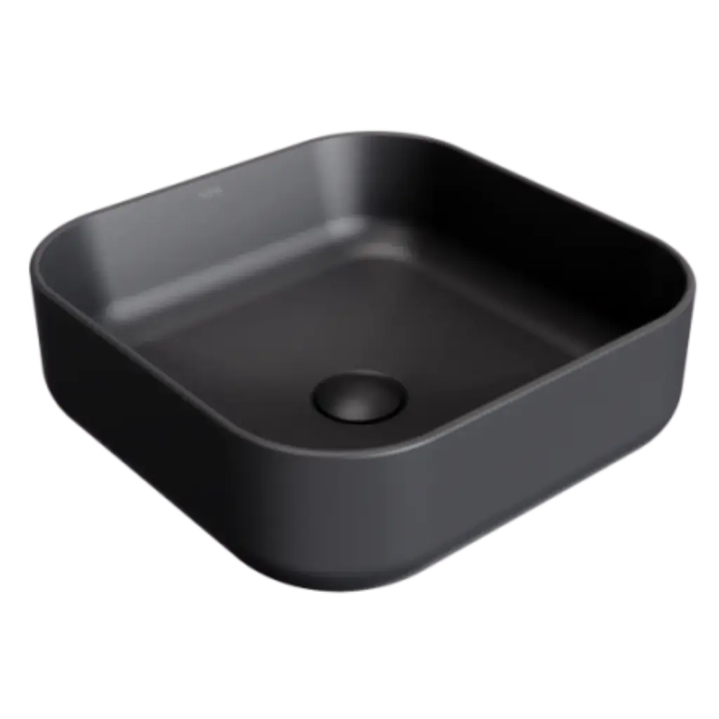 LAVAMANOS ART SQUARE FINECRAFT 39CM NOIR NOVA