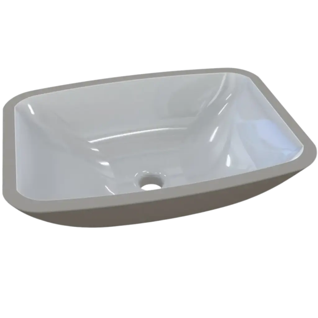 LAVAMANOS BAJO TOPE RECTANGULAR BLANCO INCEPA