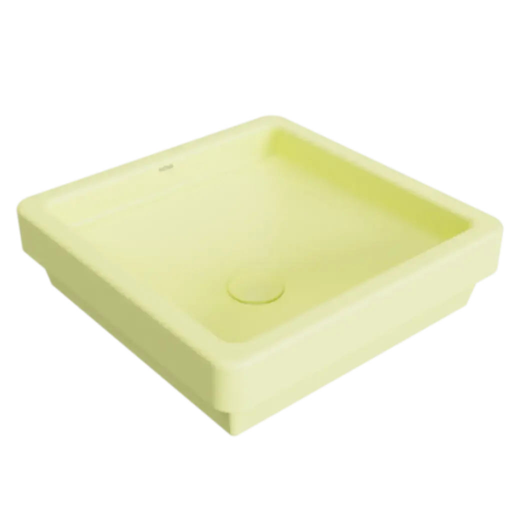 LAVAMANOS ART Q FINECRAFT 39CM ENERGY YELLOW NOVA