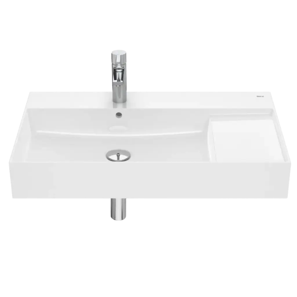 LAVAMANOS INSPIRA SQUARE UNIK 80CM BLANCO ROCA