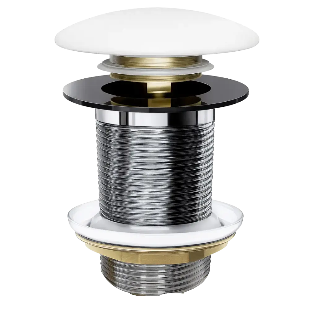 [NVLAV7721] DESAGUE DE LAVAMANOS CERAMICO S/R ART BLANCO BRILLANTE NOVA