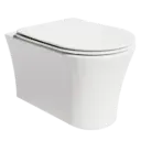 TAZA NEO ROUND RIMLESS SUSPENDIDA BLANCO NOVA