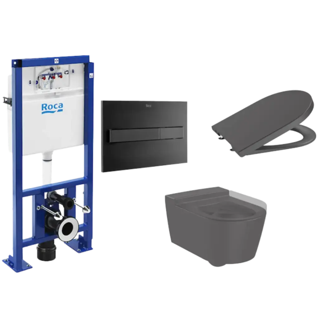 WC AEREO INSPIRA ROUND ONIX ROCA