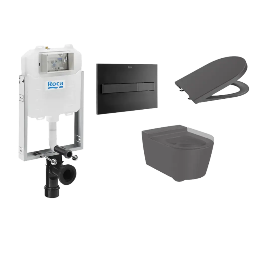 WC AEREO INSPIRA ROUND ONIX ROCA