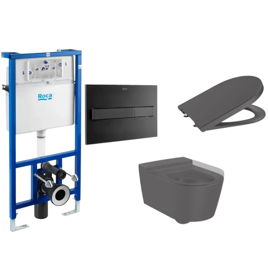 WC AEREO INSPIRA ROUND ONIX ROCA