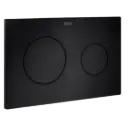 PLACA ACCIONAMIENTO IN WALL PL10 DESCARGA DUAL NEGRO MATE ROCA