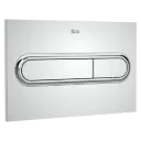 PLACA DE ACCIONAMIENTO PL1 DUAL CHROME ROCA