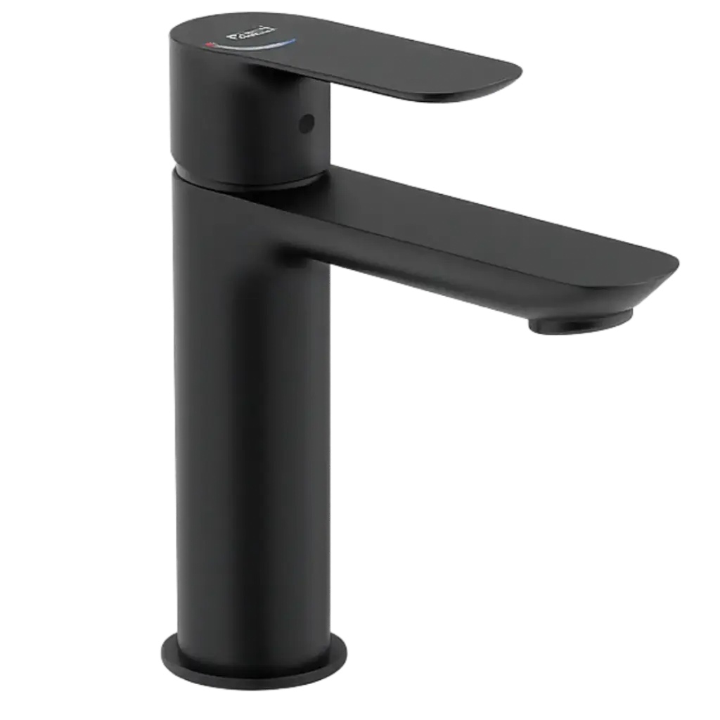 GRIFERIA DE LAVAMANOS BAJA CALA NEGRO MATE ROCA