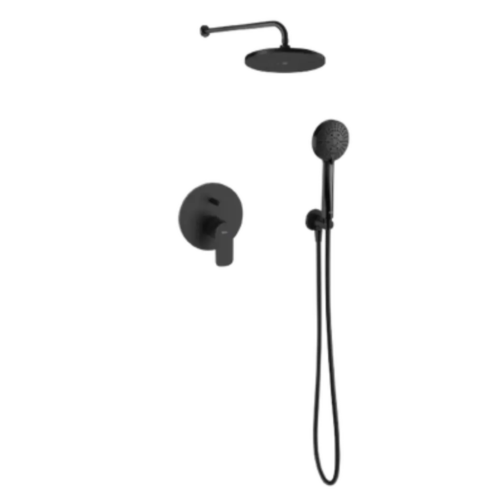 SET DE DUCHA CALA NEGRO MATE ROCA