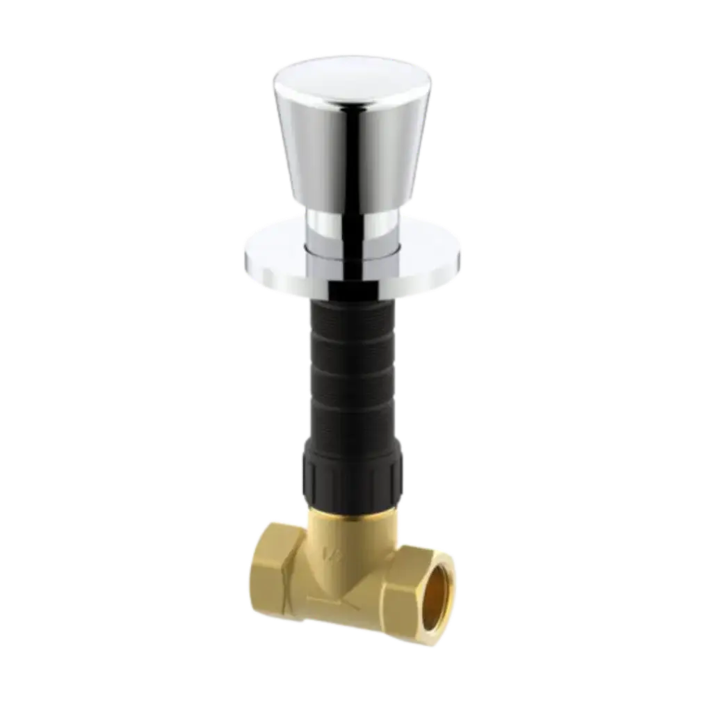 VALVULA EMPOTRABLE AQUA CROMADO ROCA