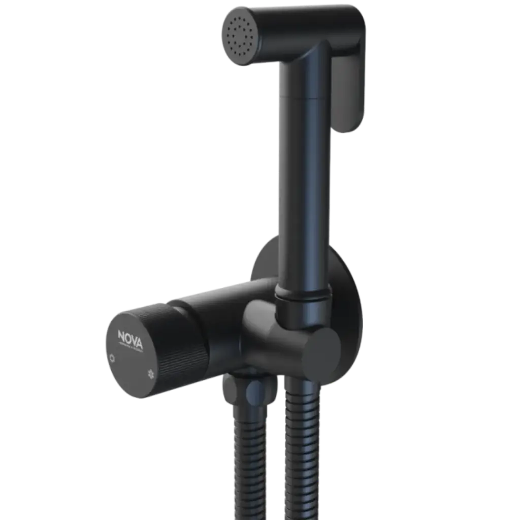 DUCHA DE MANO CON MEZCLADOR FUTURA NOIR RADIANCE NOVA