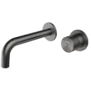 GRIFERIA DE LAVAMANOS DE PARED FUTURA ANTHRACITE RADIANCE NOVA