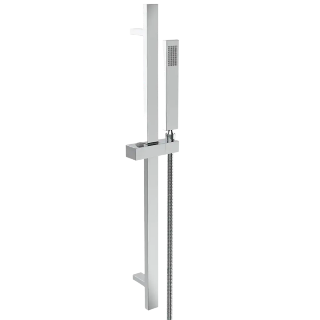 BARRA DESLIZANTE KUBE CROMADO NOVA