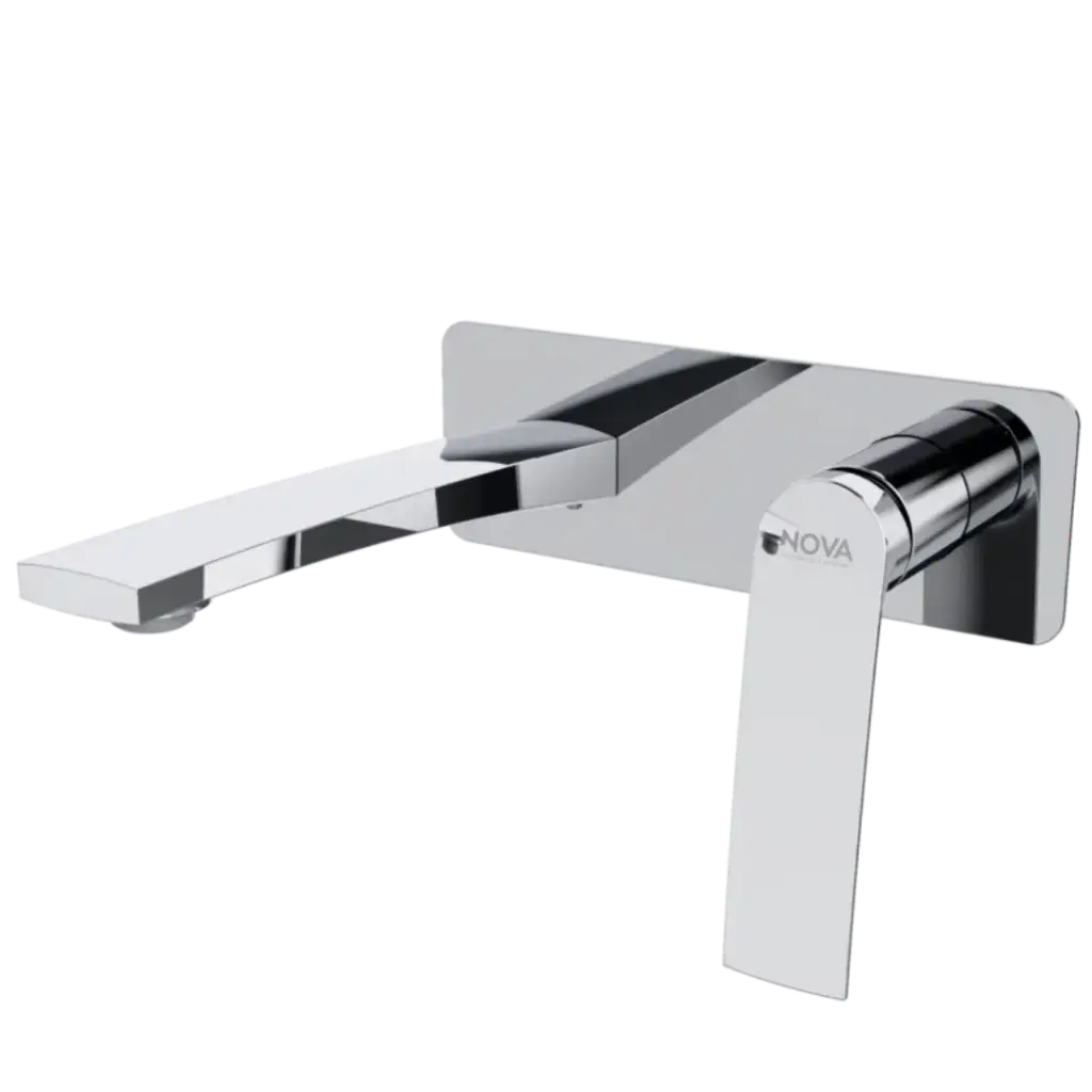 GRIFERIA DE LAVAMANOS DE PARED SPIRO CHROME NOVA