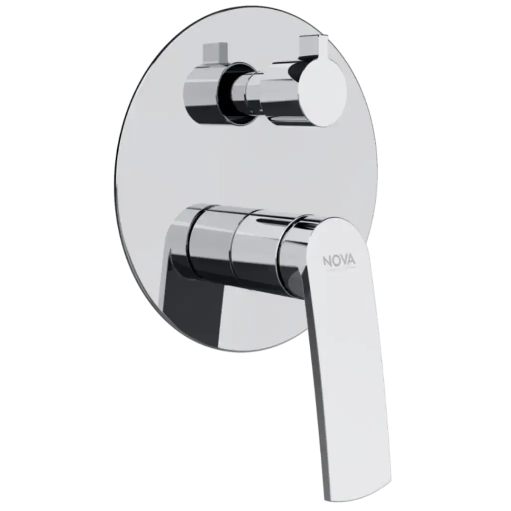 [NVGRI9819] MONOMANDO DE DUCHA DOS VIAS SPIRO CHROME NOVA