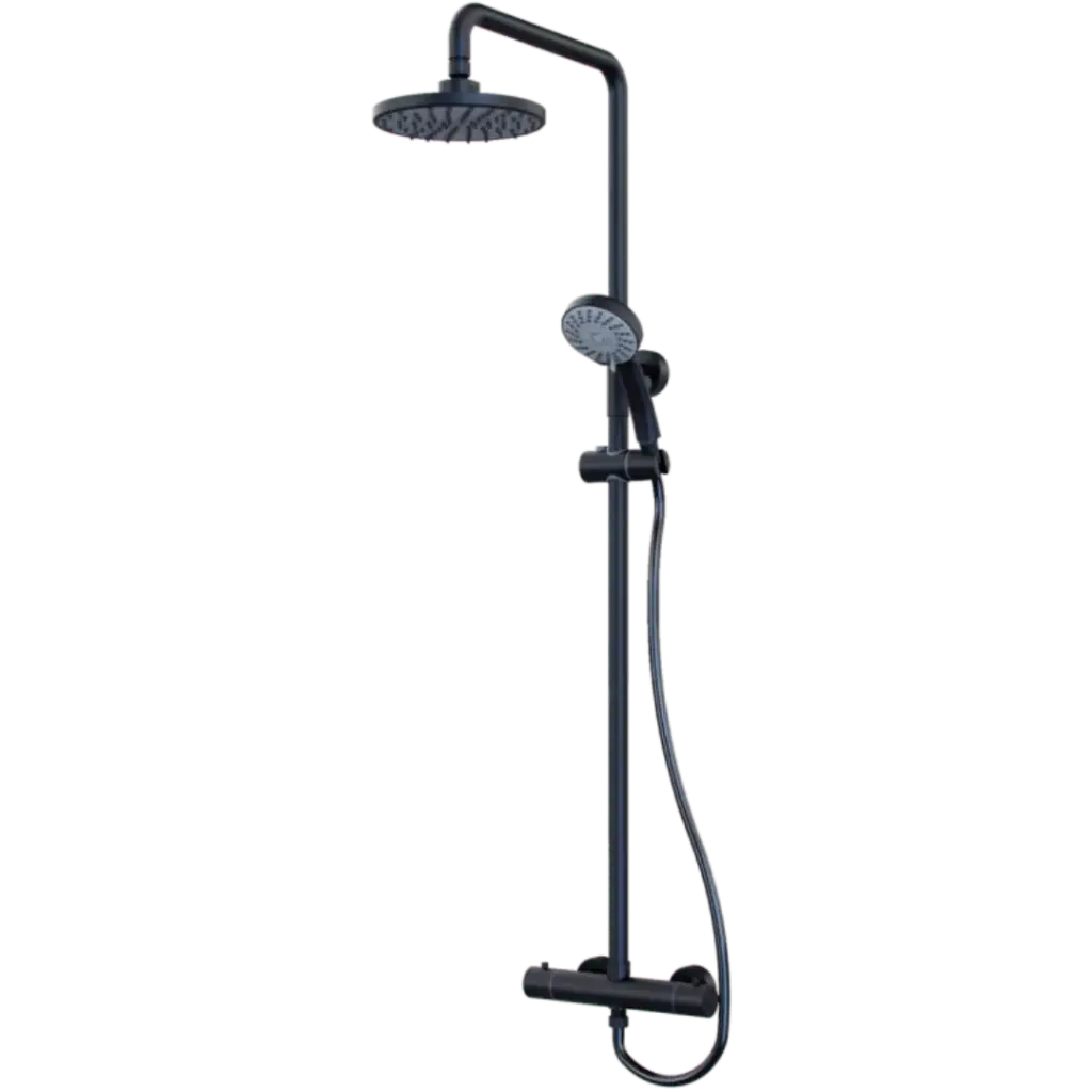 [NVGRI9823] SISTEMA DE DUCHA TERMOSTATICA SENSO NOIR NOVA