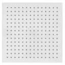DUCHA REGADERA SQUARE 12" CROMADO NOVA