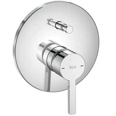 [ROGRI0100] MONOMANDO DE DUCHA DOS VIAS NAIA CROMADO ROCA