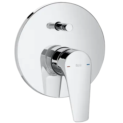 [ROGRI0061] MONOMANDO DE DUCHA DOS VIAS ATLAS CROMADO ROCA