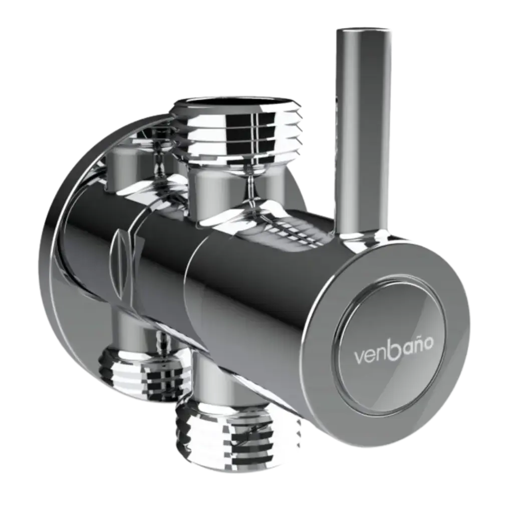 LLAVE DE ARRESTO DOBLE CROMADO VENBAÑO