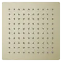 DUCHA REGADERA CUADRADA ELEMENT D´OR 20CM DORADO MATE NOVA