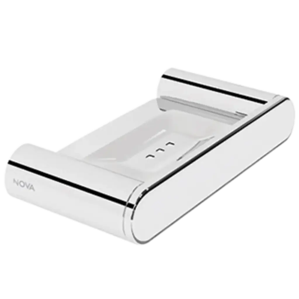 [NVACC0032] JABONERA GLASS MODENA CROMADO NOVA