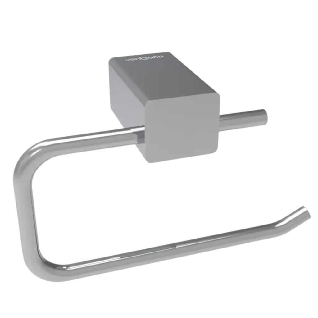 PORTARROLLO KLIP CROMADO VENBAÑO