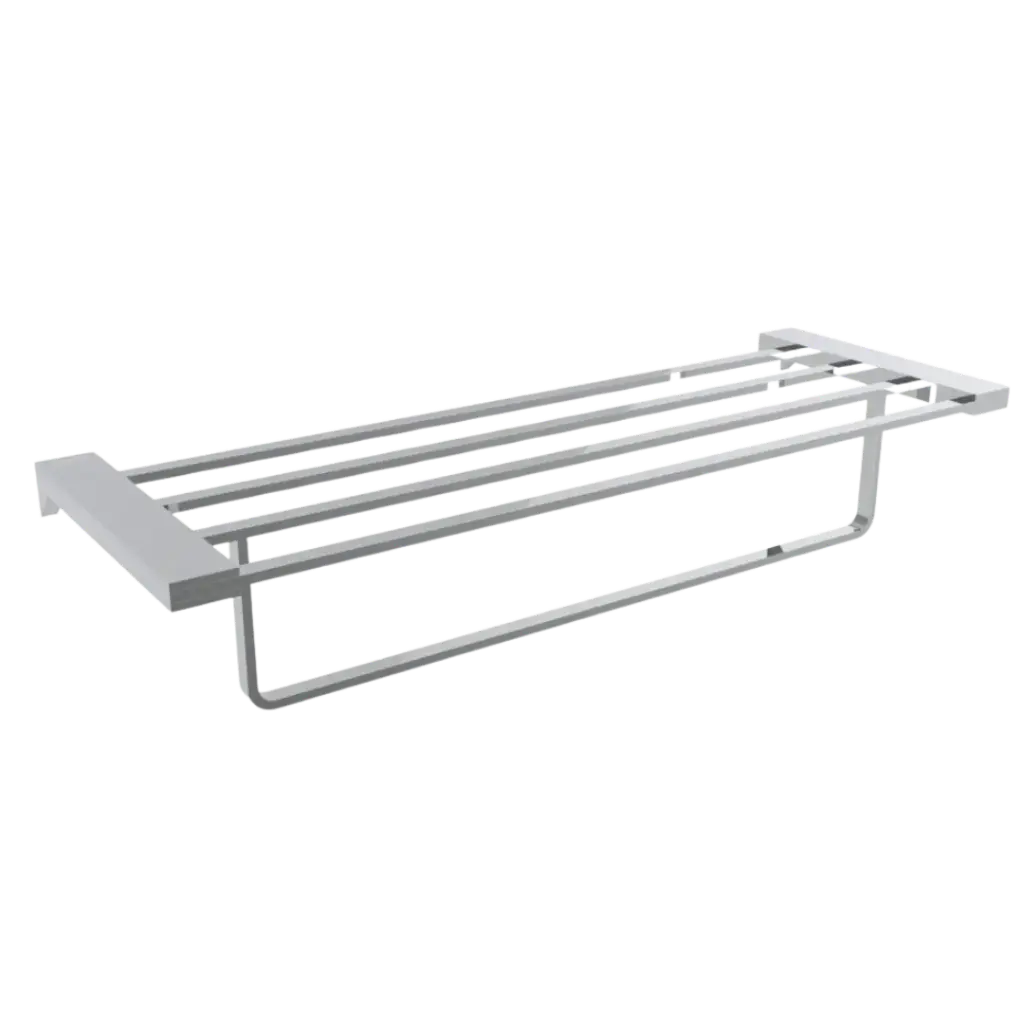 [VBACC00039] TOALLERO DOBLE FIORI CROMADO VENBAÑO