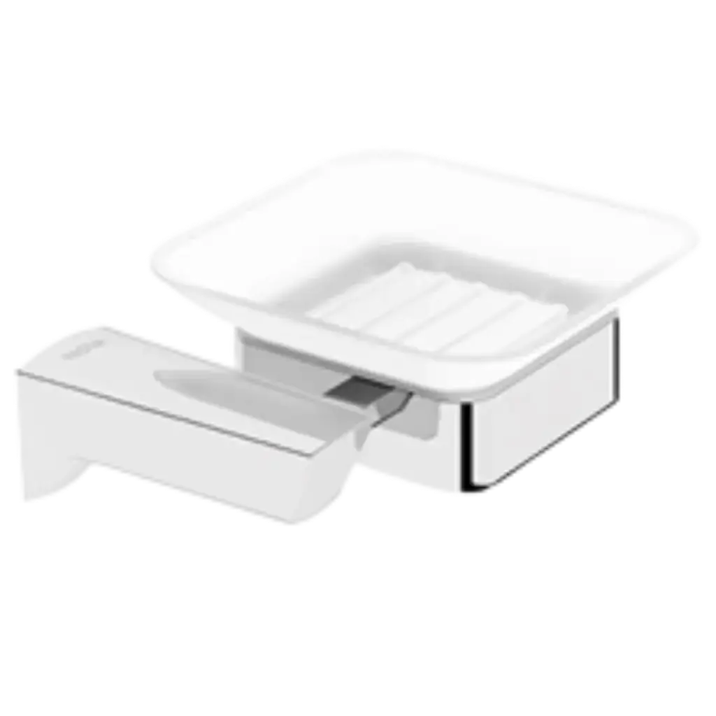 [NVACC0005] JABONERA GLASS DIAMOND CROMADO NOVA