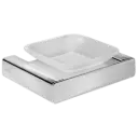 JABONERA GLASS DOMO CROMADO NOVA