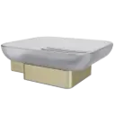 JABONERA GLASS LINE D'OR NOVA