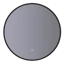 ESPEJO NEO ROUND NOIR 90X90CM NOVA