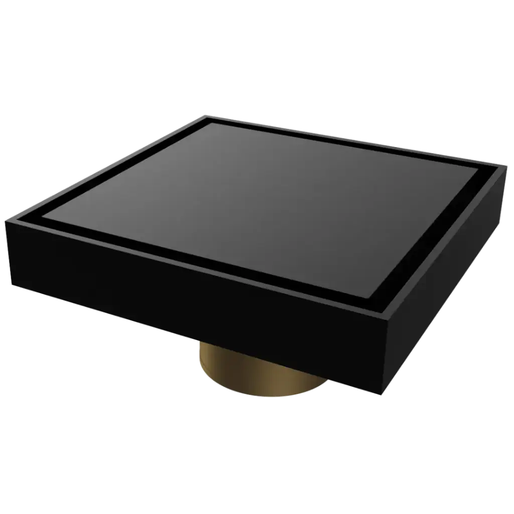 REJILLA DESAGUE SQUARE OCULTO 10X10CM MATT NOIR NOVA