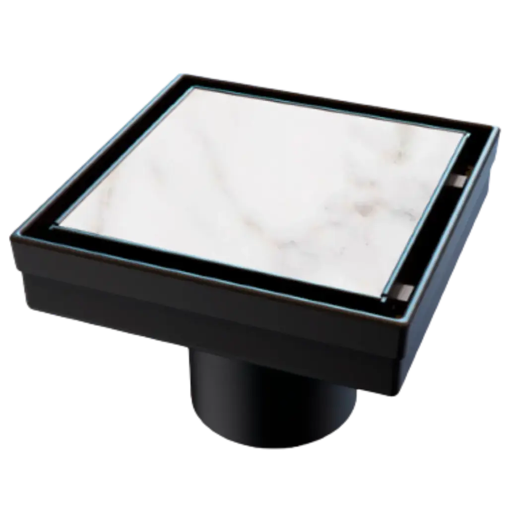 REJILLA DESAGUE SQUARE OCULTO NOIR 10X10CM NOVA