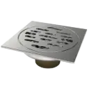 REJILLA DESAGUE 10X10CM PULIDO NOVA