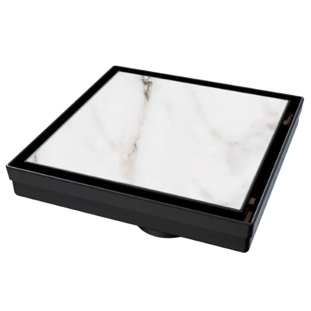 REJILLA DESAGUE SQUARE OCULTO NOIR 15X15CM NOVA