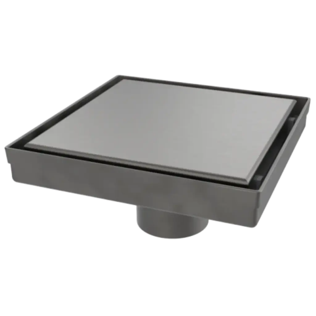 REJILLA DESAGUE SQUARE OCULTO ANTHRACITE 15X15CM NOVA