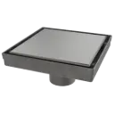 REJILLA DESAGUE SQUARE OCULTO ANTHRACITE 15X15CM NOVA