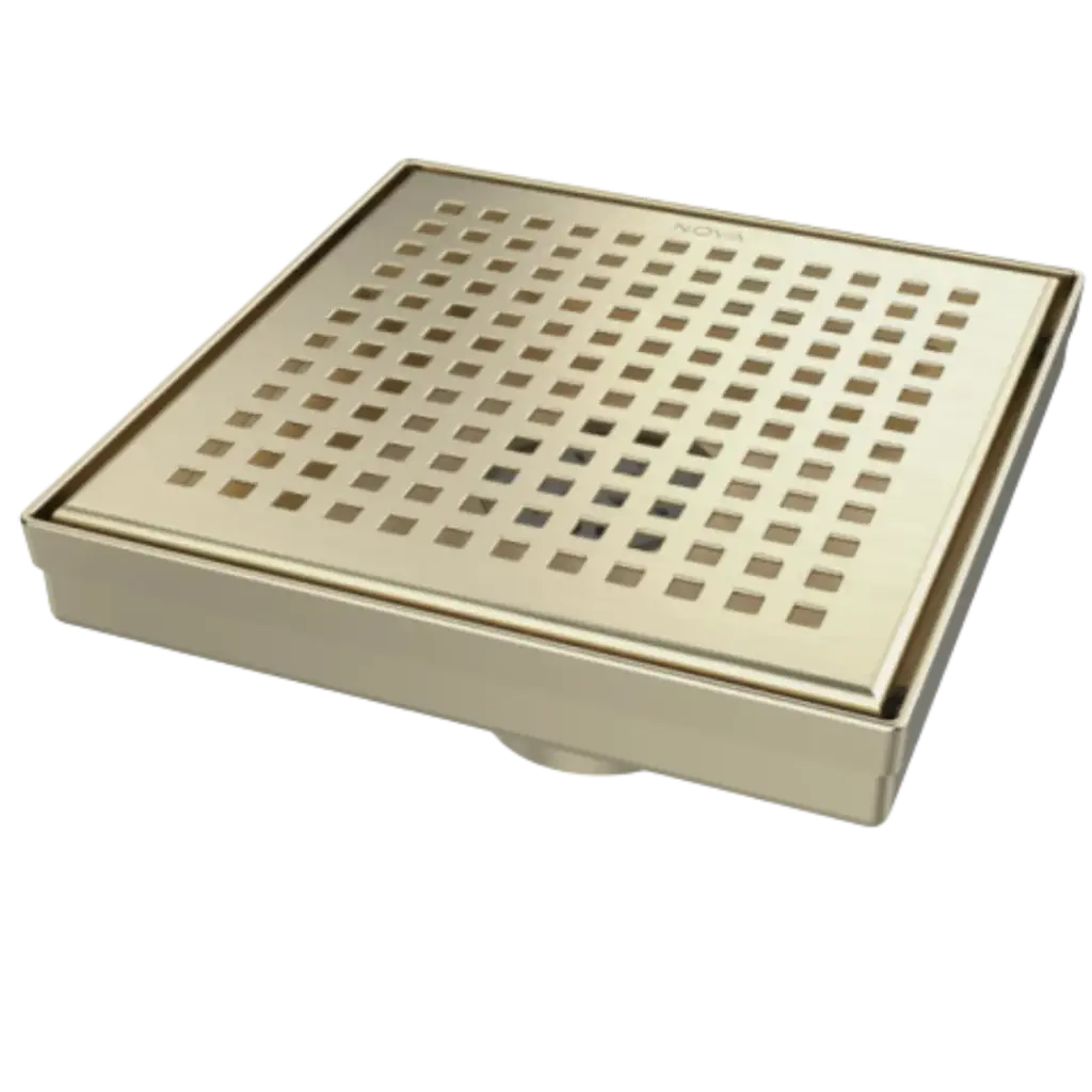REJILLA DESAGUE SQUARE D´OR 10X10CM NOVA