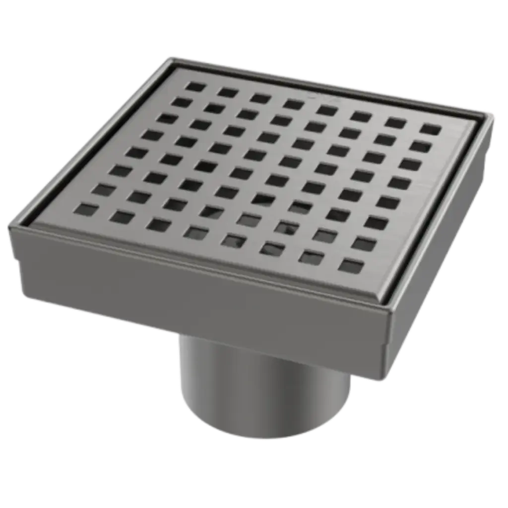 REJILLA DESAGUE SQUARE ANTHRACITE 15X15CM NOVA