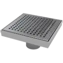 REJILLA DESAGUE SQUARE POLISHED 15X15CM NOVA