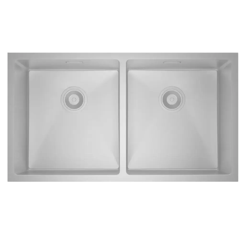 [NVFRG1218] FREGADERO DOBLE TINA 80CM SATINADO NOVA