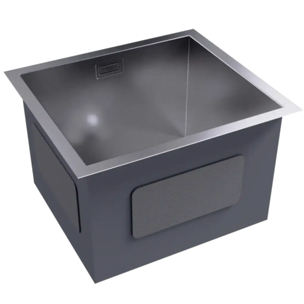 FREGADERO DE UNA TINA 45CM SATINADO NOVA