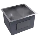 FREGADERO DE UNA TINA 45CM SATINADO NOVA