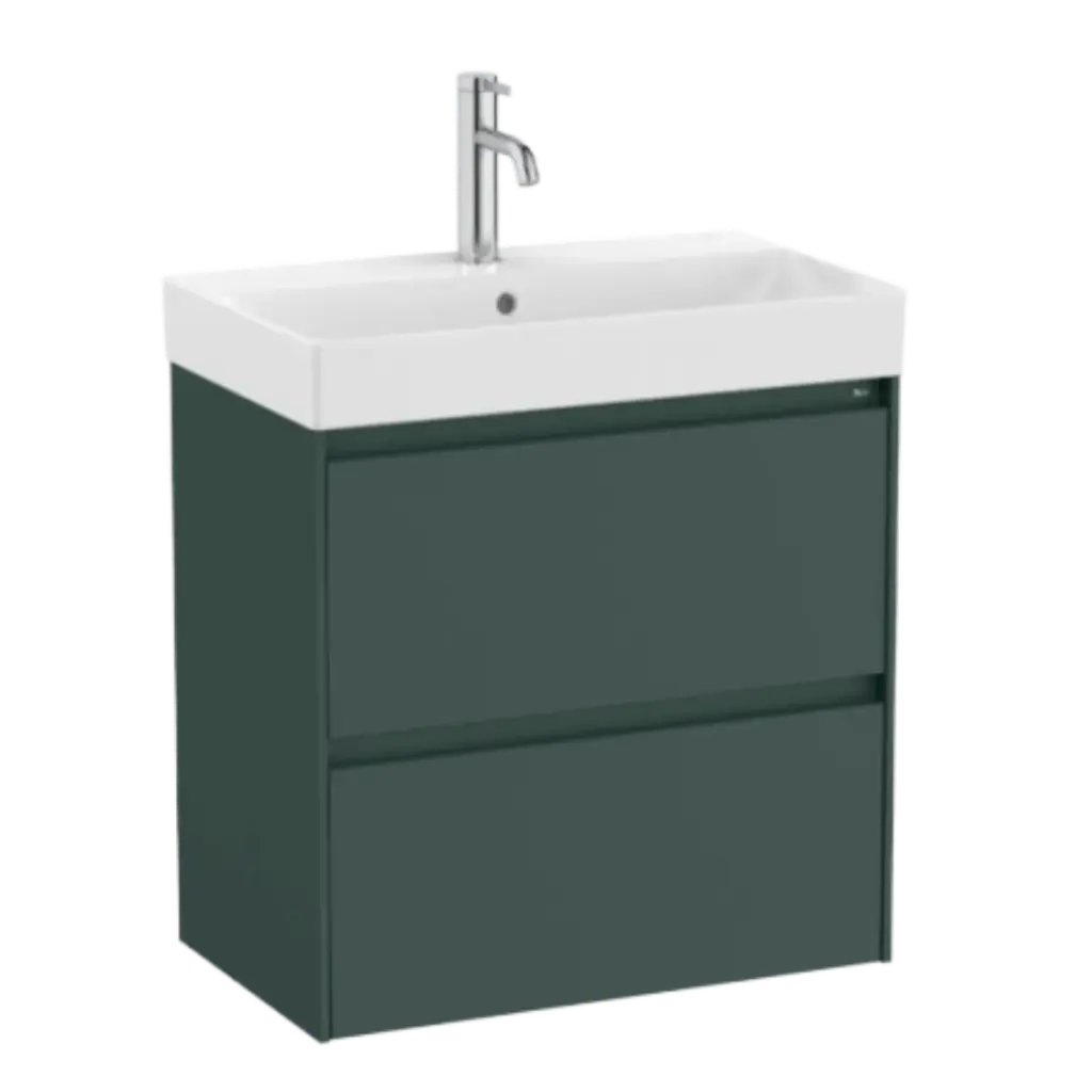 MUEBLE DE BAÑO UNIK 60CM VERDE MATE ROCA