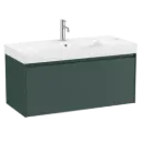 MUEBLE DE BAÑO UNIK 100CM VERDE MATE ROCA