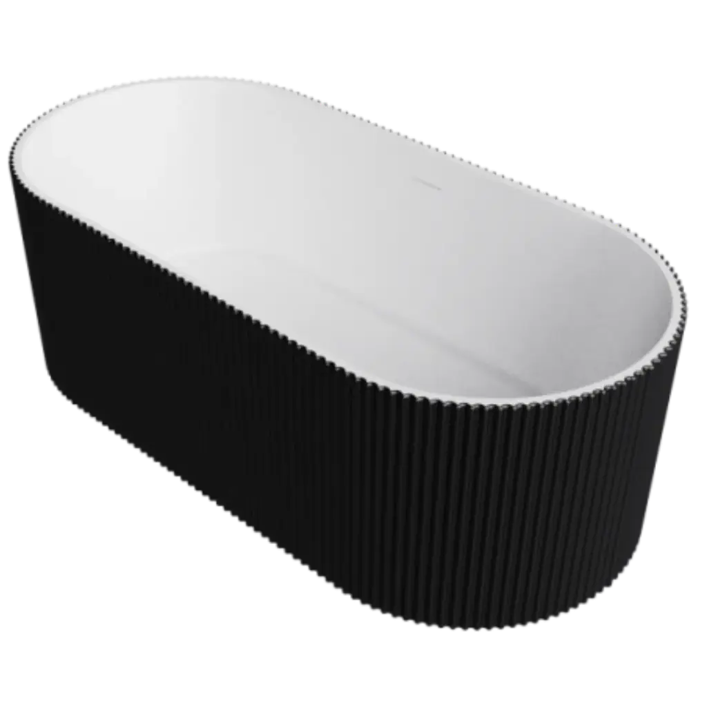 [NVTUB1872] BAÑERA METEORA NOIR + BLANCO NOVA