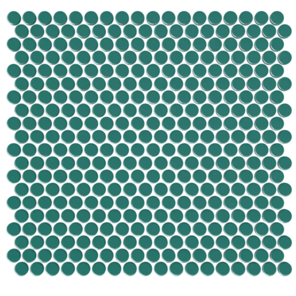 MOSAICO VETRO DOTS PEACOOK GREEN SHINE BREZZA