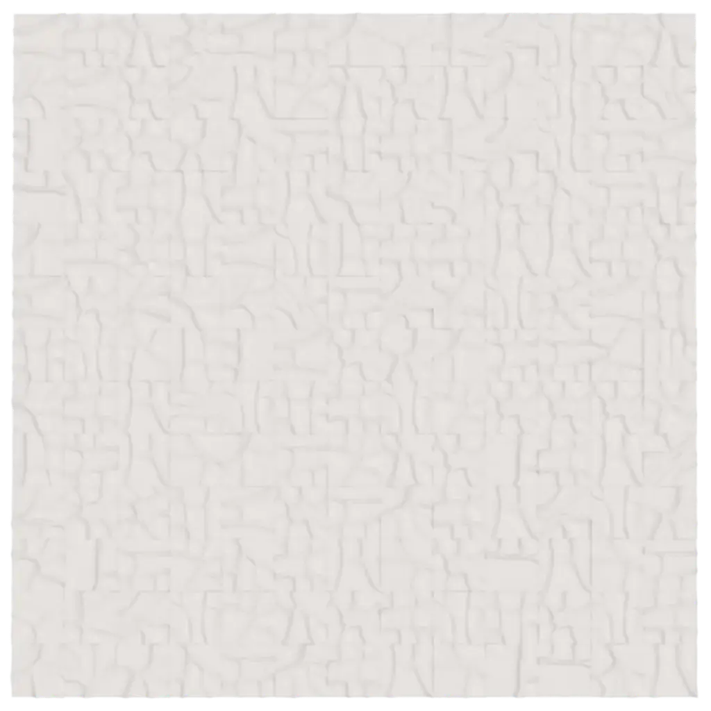 MOSAICO PORCELANICO ARCHITECTURAL WHITE CORRUGADO BREZZA